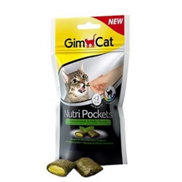 Gimcat Kedi Ödül Tableti Nutri Pockets Kedi Otu Multivitamin 1 Adet 60 Gr