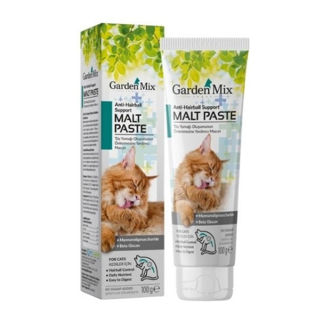 Garden Mix Anti Hairball Tüy Yumağı Engelleyici Kedi Malt Macunu 100 Gr