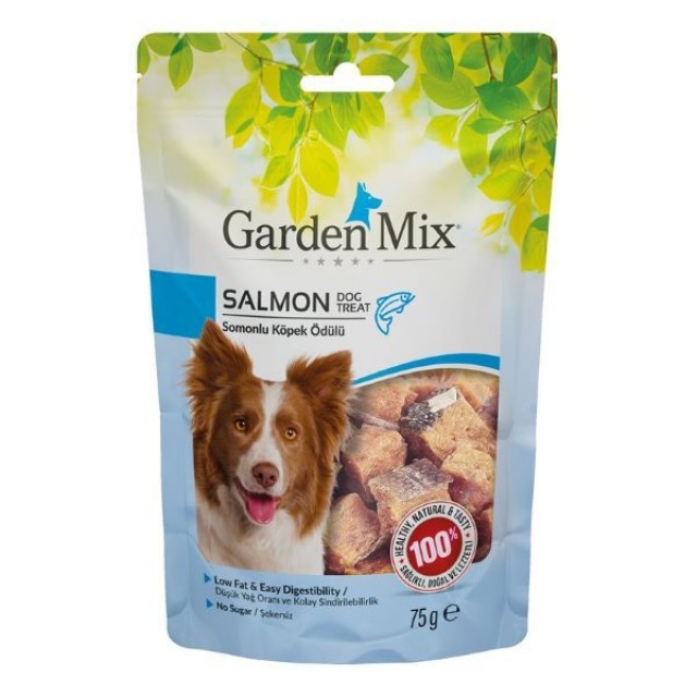 Garden Mix Somonlu Düşük Yağlı Şekersiz Köpek Ödül Maması 1 Adet 75 Gr
