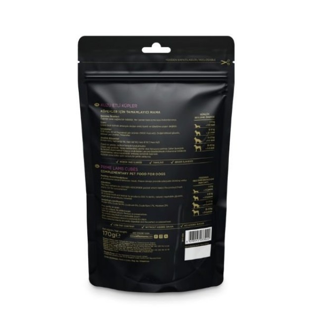 Reflex Snackies Natural Kuzu Etli Küp Tahılsız Köpek Ödül Maması 1 Adet 170 Gr