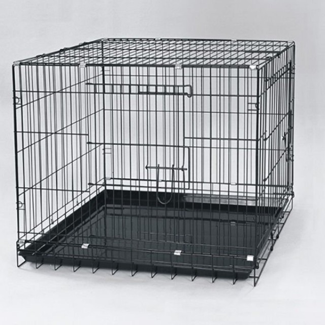 Dayang Metal Köpek Kafesi Siyah 93x56.5x63.5 Cm