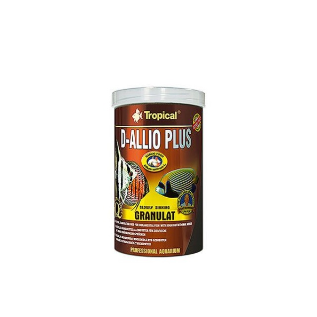 Tropical D-Allio Plus Granulat Discus Balıklar için Sarımsaklı Granül Balık Yemi 250 Ml 150 Gr