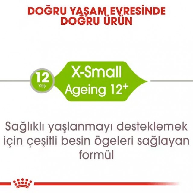 Royal Canin Xsmall Ageing +12 Yaş için Köpek Maması 1.5 Kg