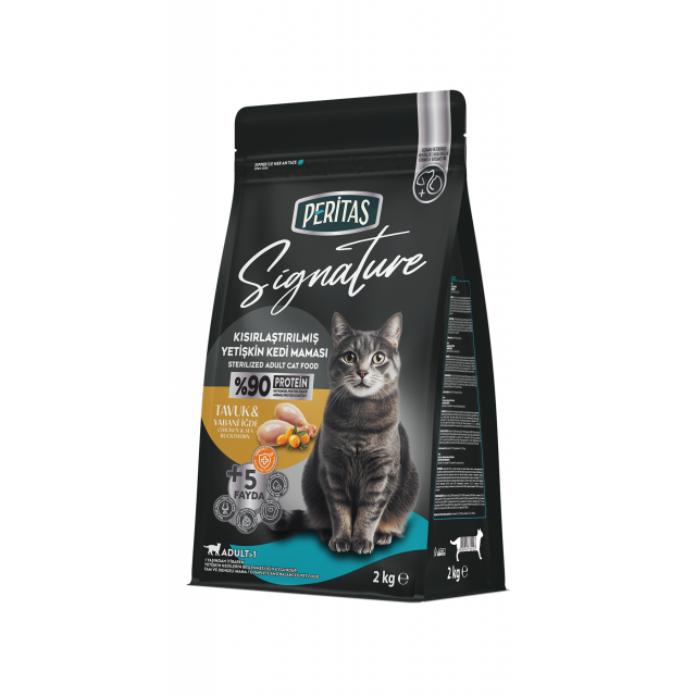 Signature Tavuklu Kısırlaştırılmış Yetişkin Kedi Maması 2 Kg