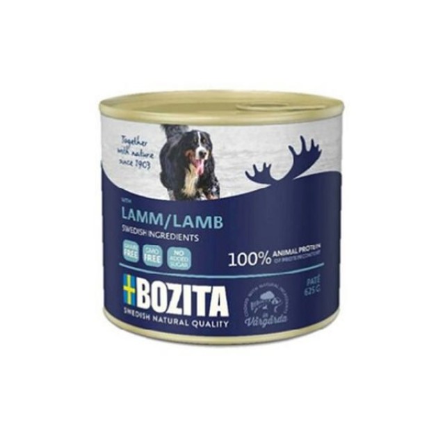 Bozita Kuzu Etli Tahılsız Yetişkin Köpek Konservesi 625 Gr