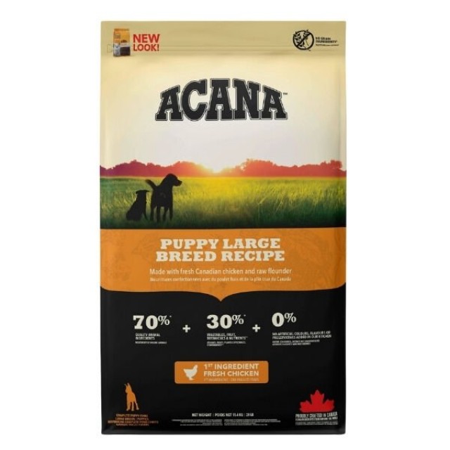 Acana Puppy Large Tahılsız Tavuklu ve Balıklı Büyük Irk Yavru Köpek Maması 11.4 Kg