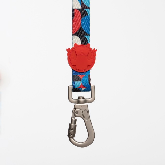 Lindo Dogs Red Line Köpek Gezdirme Kayışı Kırmızı/Mavi Medium