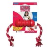 Kong Dental Diş Temizliği için İp Sallantılı Köpek Çiğneme Oyuncağı Small Kırmızı