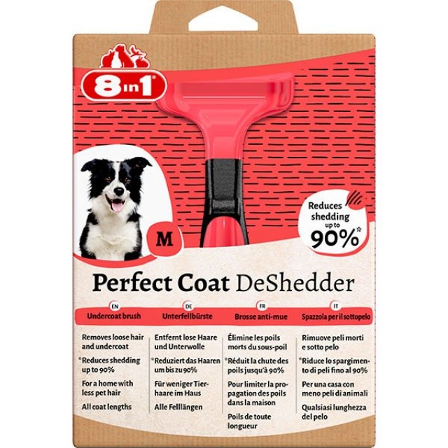 8 in 1 Perfect Coat Köpek Tüy Toplayıcı Tarak Medium