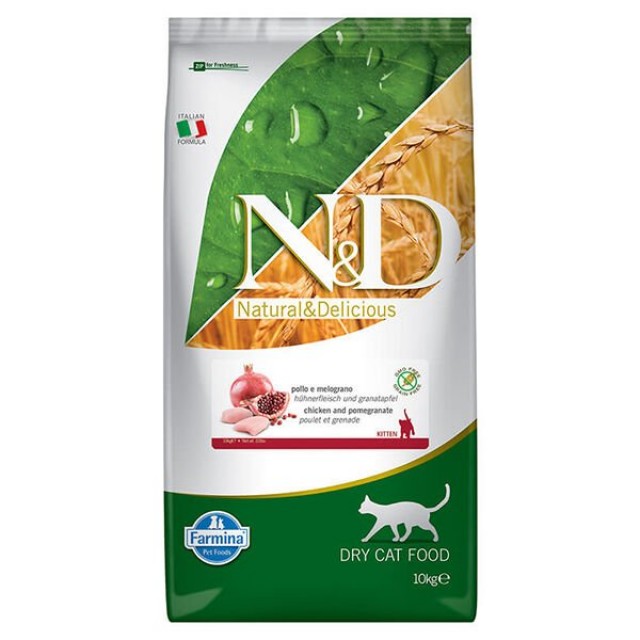 N&D Prime Tavuk ve Narlı Yavru Kedi Maması 10 Kg