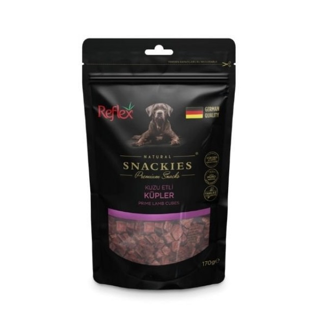 Reflex Snackies Natural Kuzu Etli Küp Tahılsız Köpek Ödül Maması 1 Adet 80 Gr