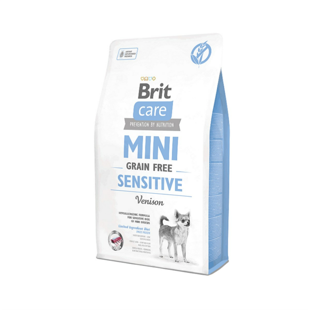 Brit Care Mini Sensitive Geyikli Tahılsız Küçük Irk Köpek Maması 2 Kg