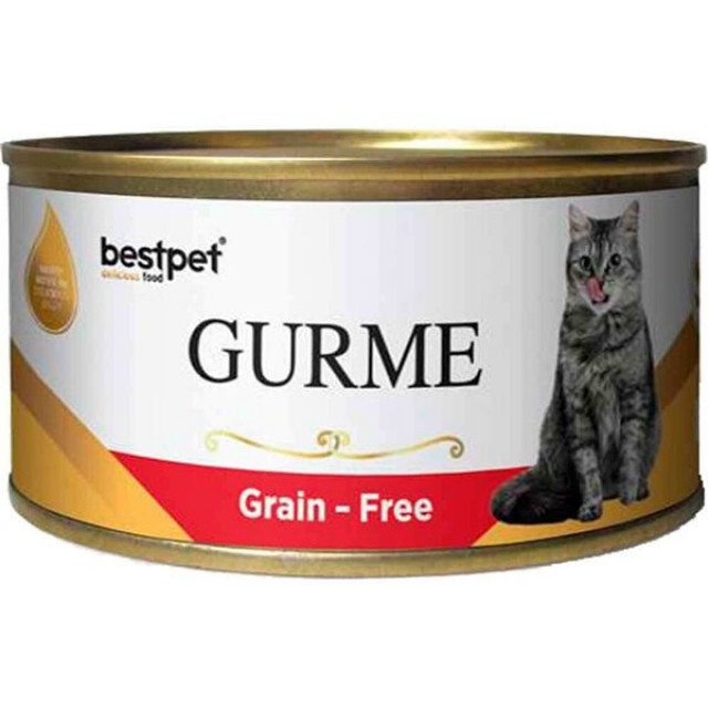 Bestpet Gurme Jöleli Biftekli Yetişkin Konserve Kedi Maması 1 Adet 100 Gr