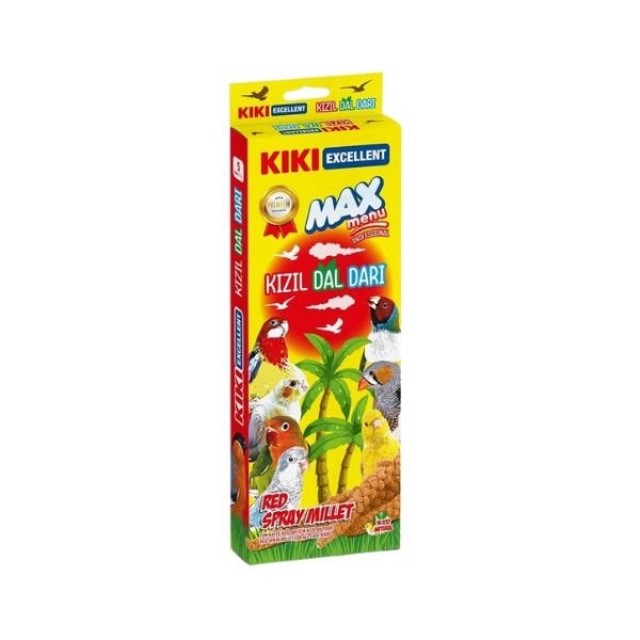 Kiki Excellent Max Menu Kuşlar için Kızıl Dal Darı