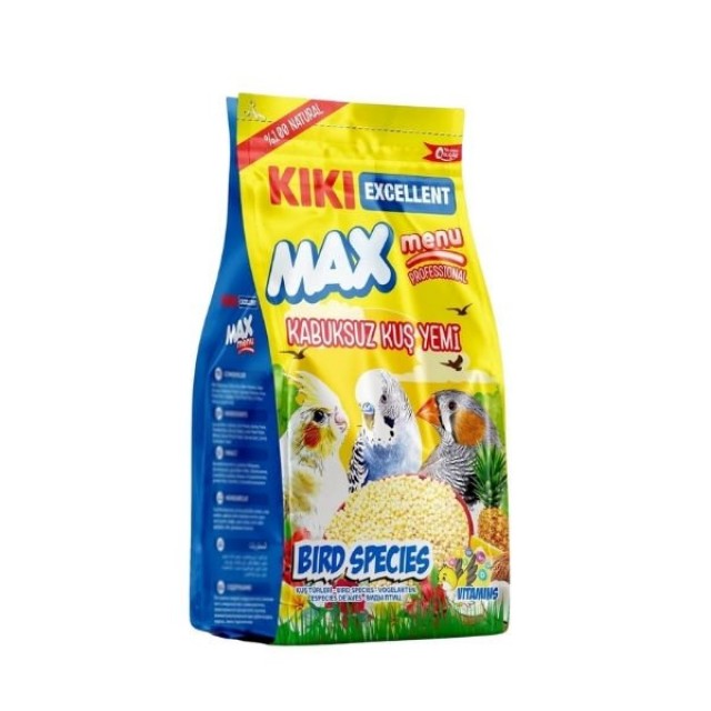 Kiki Excellent Max Menu Kabuksuz Muhabbet Kuşu Yemi 400 Gr