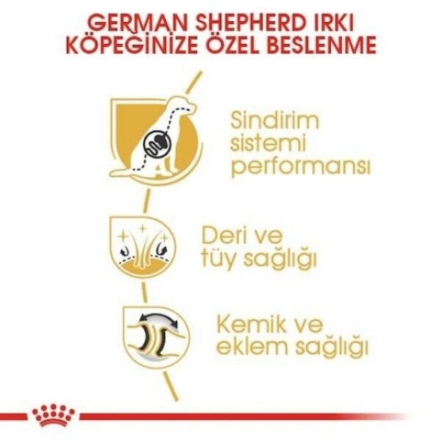 Royal Canin German Shepherd Adult Yetişkin Köpek Maması 11 Kg