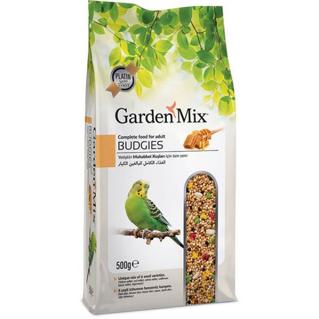 Garden Mix Süper Premium Ballı Muhabbet Kuşu Yemi 500 Gr