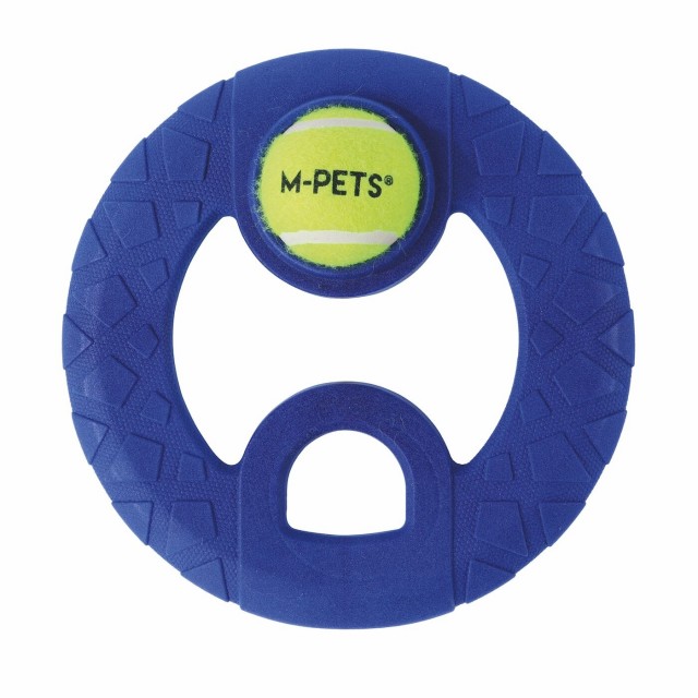 M-Pets Hop Frizbi Köpek Oyuncağı 23x23x1.5 Cm Sarı/Mavi