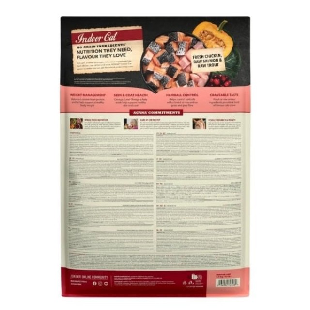 Acana Indoor Yüksek Proteinli Tavuklu ve Balıklı Yetişkin Kedi Maması 1.8 Kg