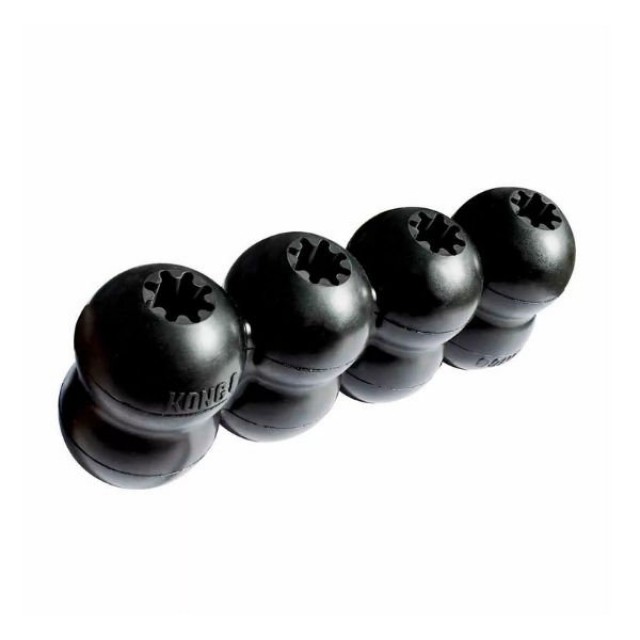 Kong Goodie Ribbon Çoklu Top Şeklinde Köpek Oyuncağı Large Siyah
