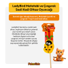 PetzzCats LadyBird Matatabi ve Çıngırak Sesli Kedi Oltası Oyuncağı Sarı/Yeşil 42 Cm