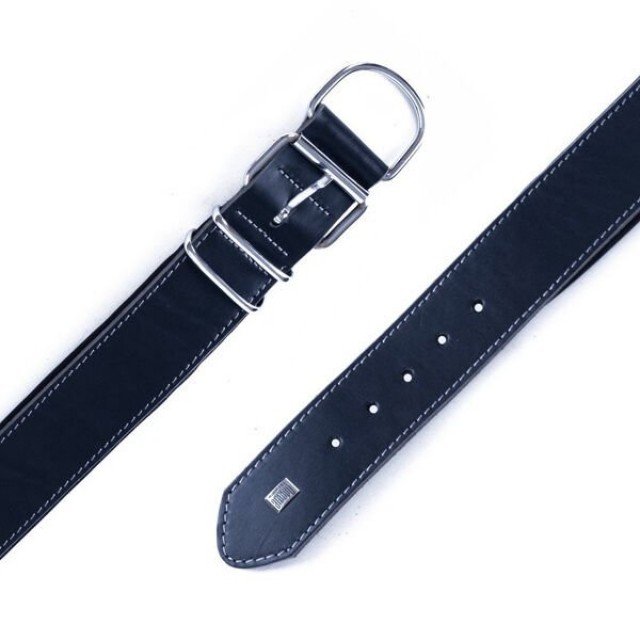 Doggie Dayanıklı Deri Köpek Boyun Tasması Small Siyah 5x50-60 Cm