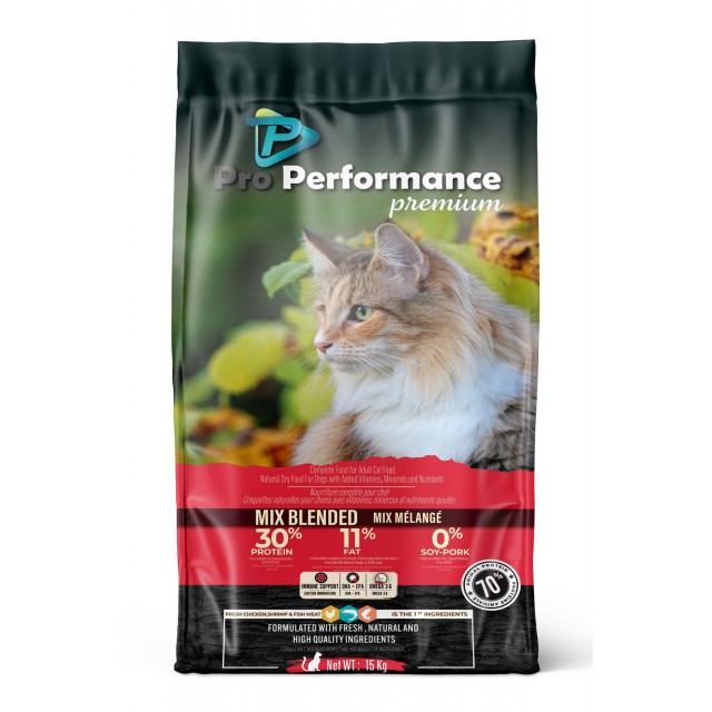 Pro Performance Tavuklu Balıklı ve Karidesli Yetişkin Kedi Maması 15 Kg