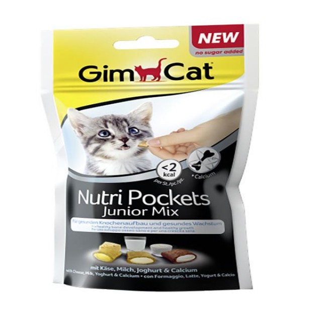 Gimcat Nutripockets Junior Mix Yavru Kedi Ödül Maması 1 Adet 60 Gr