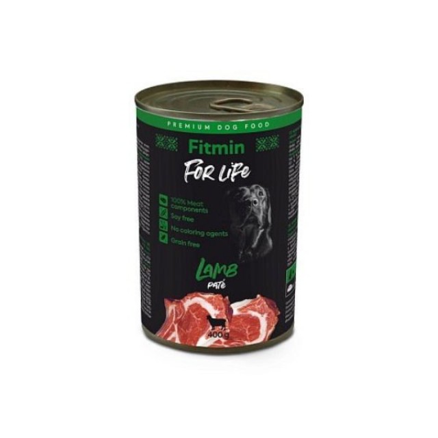 Fitmin For Life Kuzu Etli Pate Yetişkin Konserve Köpek Maması 1 Adet 400 Gr