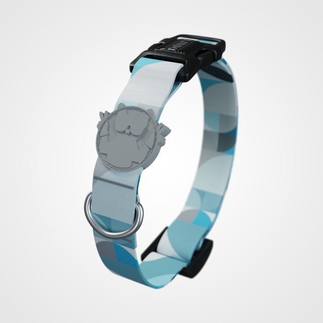 Lindo Dogs Breeze Köpek Boyun Tasması Beyaz/Mavi Small