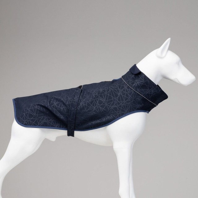 Lindo Dogs Softshell Navy Magnetic Köpek Yağmurluğu Lacivert Beden 7