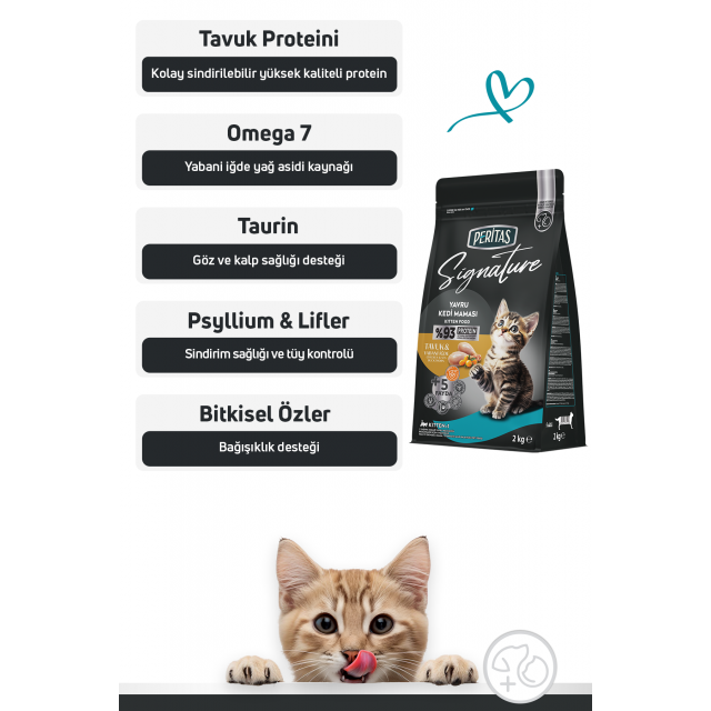 Signature Tavuklu Yavru Kedi Maması 2 Kg