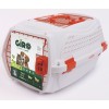 M-Pets Eco Giro Carrier Kedi ve Küçük Irk Köpek Taşıma Çantası 51.6x32.7x29.6 Cm Beyaz/Turuncu Medium