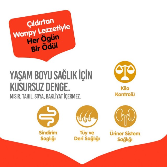 Wanpy Somonlu Tahılsız Yetişkin Kedi Maması 1.5 Kg