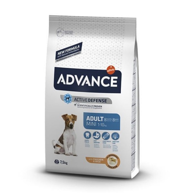 Advance Adult Mini Tavuklu Küçük Irk Yetişkin Köpek Maması 7.5 Kg