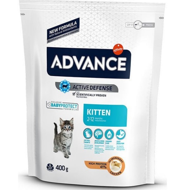 Advance Kitten Tavuklu Yavru Kedi Maması 400 Gr