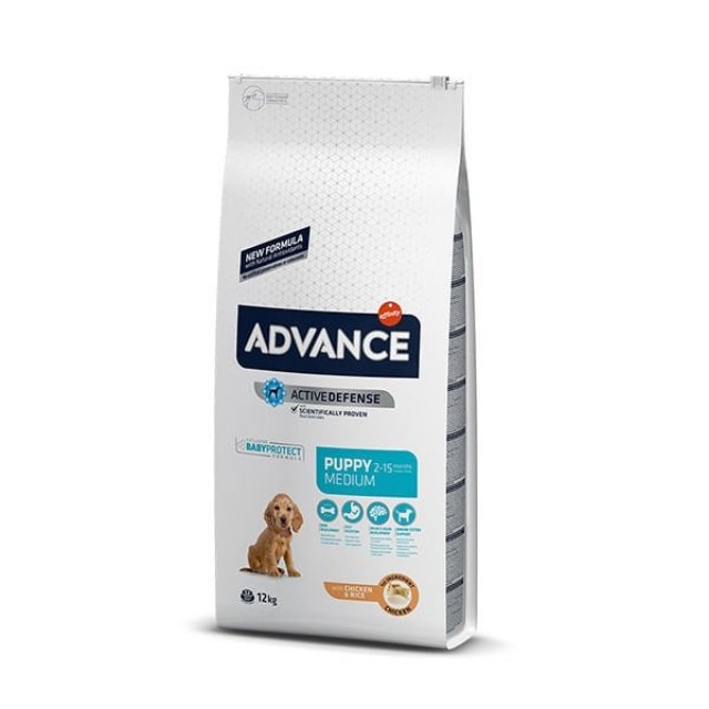 Advance Puppy Medium Tavuklu Orta Irk Yavru Köpek Maması 12 Kg