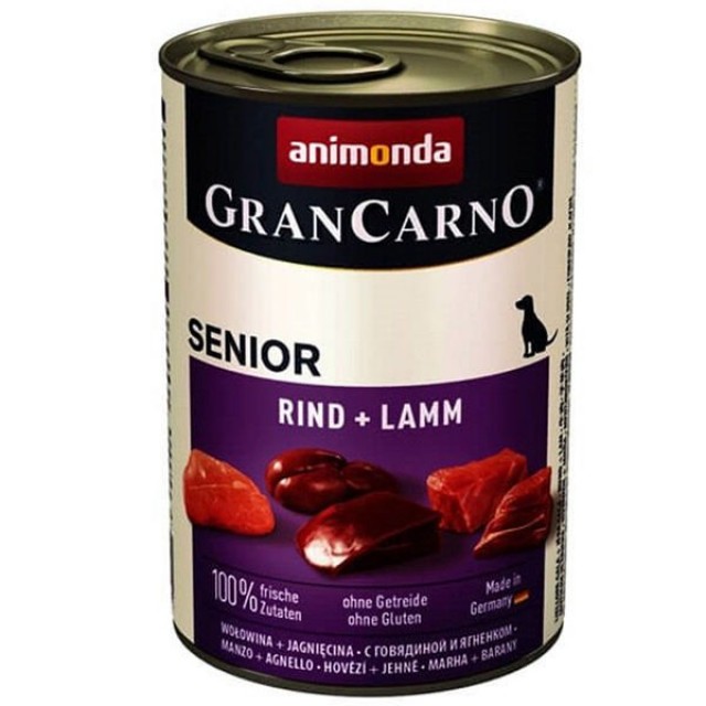 Animonda Gran Carno Senior Kuzu Etli Yaşlı Köpek Konservesi 1 Adet 400 Gr