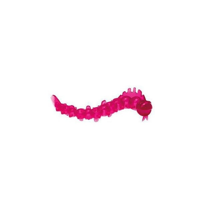 Aquael Comfy Dental Tırtıl Köpek Oyuncağı Pembe 22x8 Cm