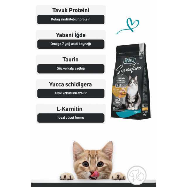 Signature Tavuklu Yetişkin Kedi Maması 10 Kg