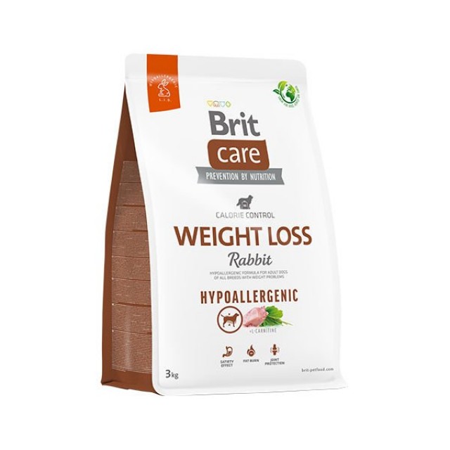 Brit Care Weight Loss Kilo Kontrolü Sağlayan Tavşanlı Yetişkin Köpek Maması 3 Kg