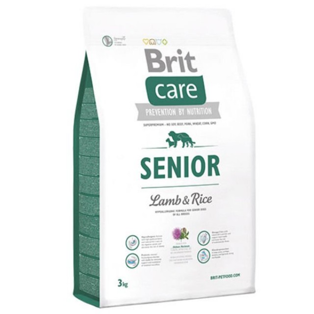 Brit Care Senior Hypo-Allergenic Kuzu Etli Yaşlı Köpek Maması 3 Kg