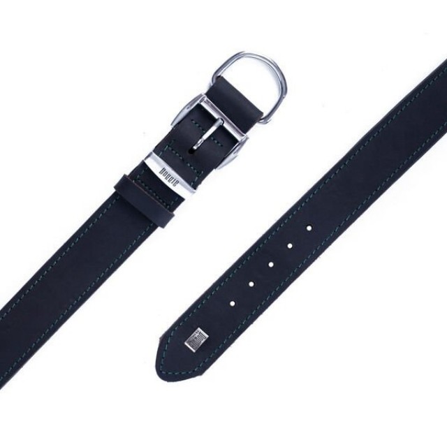 Doggie Yağlı Deri Köpek Boyun Tasması Medium Kahverengi 3.5x47-55 Cm