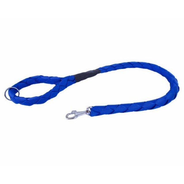 Doggie Örgülü Dokuma Köpek Gezdirme Tasması Medium Mavi 3x100 Cm