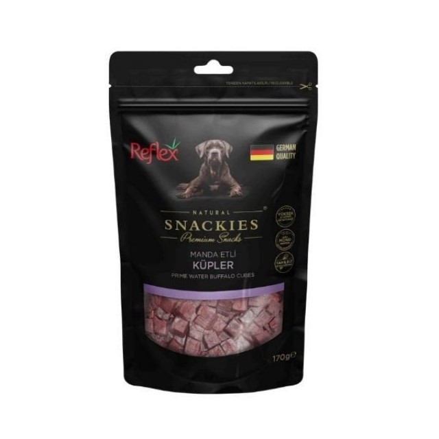 Reflex Snackies Natural Manda Etli Küp Tahılsız Köpek Ödül Maması 1 Adet 170 Gr