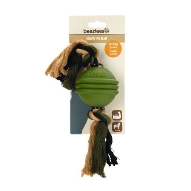 Beeztees Sumo Fit Ball İpli Top Köpek Oyuncağı Yeşil 8 Cm Beeztees Sumo Fit Ball İpli Top Köpek Oyuncağı Yeşil 8 Cm