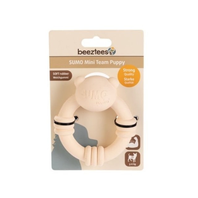 Beeztees Sumo Mini Dental Halka Şeklinde Kauçuk Köpek Oyuncağı Xsmall Krem 10 Cm Beeztees Sumo Mini Dental Halka Şeklinde Kauçuk Köpek Oyuncağı Xsmall Krem 10 Cm