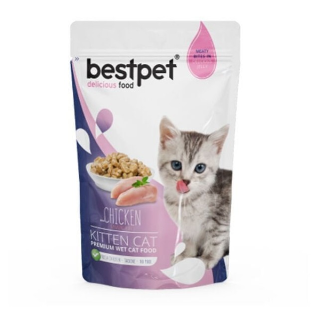 BestPet Kitten Jelly Pouch Yavru Kedi Maması 85 Gr