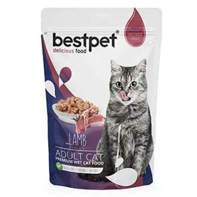 Bestpet Kuzu Etli Yetişkin Konserve Kedi Maması 85 Gr