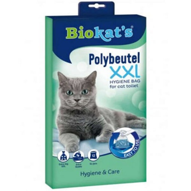 Biokats Kedi Kumu Hijyen Torbasi Xxl 12li